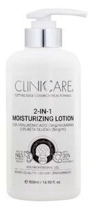 CLINICCARE 2-IN-1 MOISTURIZING LOTION, Lekki balsam nawilżający o silnym działaniu przeciwutleniającym, każda cera, 500 ml