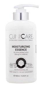 CLINICCARE HYAL+ MOISTURIZING ESSENCE, Esencja silnie nawilżająca i ujędrniająca skórę, każda cera, 500 ml CLINICCARE HYAL+ MOISTURIZING ESSENCE, Esencja silnie nawilżająca i ujędrniająca skórę, każda cera, 500 ml