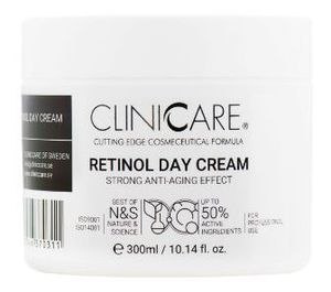 CLINICCARE HYAL+ Retinol Day Cream, Krem przeciwzmarszczkowy przeciw oznakom starzenia, każda cera, 300 ml